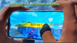 Realme narzo 20pro free fire gameplay test 4 finger claw handcam m1887 onetap headshot #sonuhndcamff