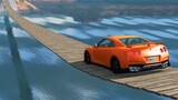 Cars vs Suspension Bridge | BeamNG.Drive