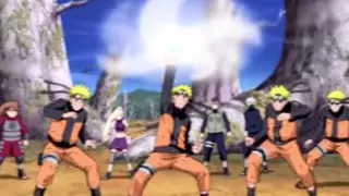 Naruto uses a spiral shuriken for the first time! Kakashi's presbyopia looks like four generations!