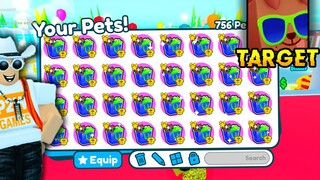 🥳I Got 50 Hype Gifts with Gems & Opened Them All in Pet Simulator X