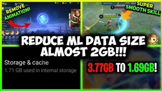 LATEST!! ML Config Reduce ML Storage Almost 2GB!! (Remove Animation + Super Smooth Skill & Audio ML