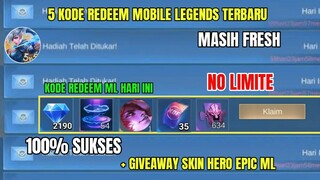 BONGKAR! 5 KODE REDEEM ML TERBARU KODE REDEEM MOBILE LEGENDS HARI INI UPDATE MEI 2024