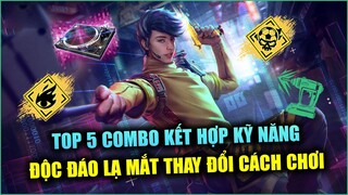 Free Fire | TOP 5 Combo Kĩ Năng Độc Đáo Thay Đổi Cách Chơi Free Fire - Phần 1 | Rikaki Gaming