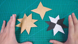 The 2.0 Version Of Childhood Paper Toy. A Transforming Paper Shuriken.