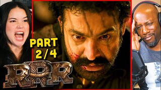 RRR Movie Reaction Part 2/4 | SS Rajamouli | Ram Charan | NTR Jr. | Ajay Devgn | Alia Bhatt