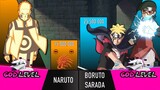 NARUTO VS BORUTO X SARADA POWER LEVELS🔥 || All Power Levels