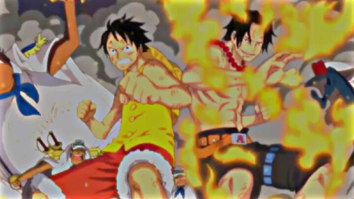 moment epic Ace dan Luffy wkwk