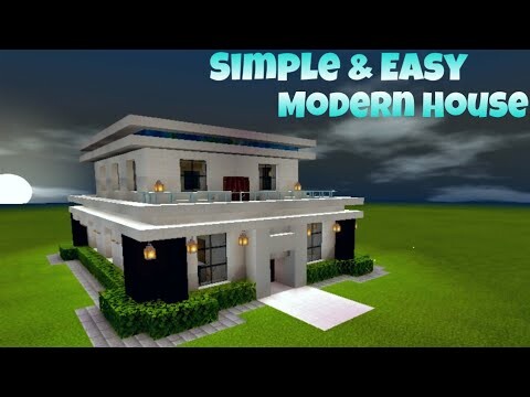 Minecraft: How To Build Simple & Easy Modern House | House Tutorial #1