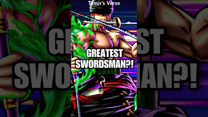 Where Does Zoro Rank Among The GREATEST Swordsman In Anime?!? #anime #onepiece #luffy #shorts