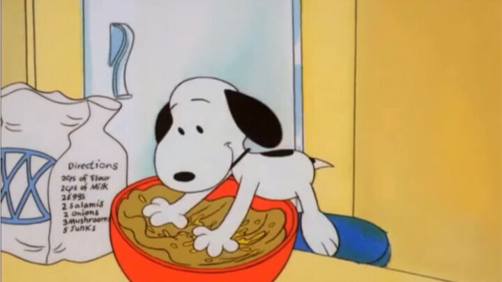 Snoopy 史努比睡前吃什么