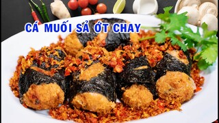 cách làm CÁ MUỐI SẢ ỚT CHAY - thêm món ăn chay ngon cho mâm cơm gia đình -  món chay ngon dễ làm.