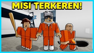 KITA DITANGKEP POLISI! Misi KABUR Dari PENJARA! - Brookhaven Roblox