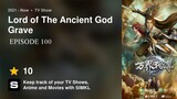 Wan Jie Du Zun [ Lord of the Ancient God Grave - EP100 - SUB INDO [1080p]