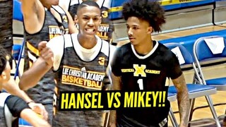 Mikey Williams vs Hansel Enmanuel Went CRAZY!!! Both Players WENT AT IT!!