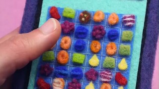 ทาเล็บ เล่น Candy Crush ทำอาหารจานเล็กๆ... ทุกอย่างสามารถเปลี่ยนเป็นผ้าสักหลาดได้ น่ารักและเยียวยาจิ