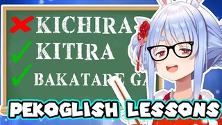 【Hololive】Pekora-sensei Teaches Pekoglish【English Sub】