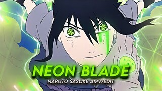 Free Clips - Neon Blade I Sasuke 💚  [AMV/Edit]