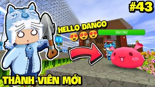 SINH TỒN THẾ GIỚI MỚI TẬP 43: CHÀO MỪNG THÀNH VIÊN MỚI DANGO CUTE VÀO LÀNG MEOWPEO TRONG MINI WORLD