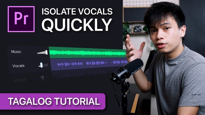 Remove Background Music FAST | TAGALOG TUTORIAL - Adobe Premiere Pro