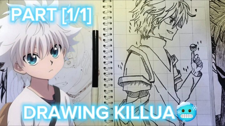 DRAWING BOCIL KEMATIAN🥶(KILLUA)      DARI ANIME HUNTER X HUNTER. PART [1/1]BNW