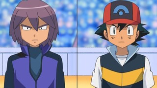 Perempat final Turnamen Suzuran Liga Sinnoh pertarungan habis-habisan 6v6, Ash vs