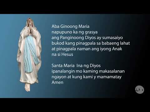 Aba Ginoong Maria