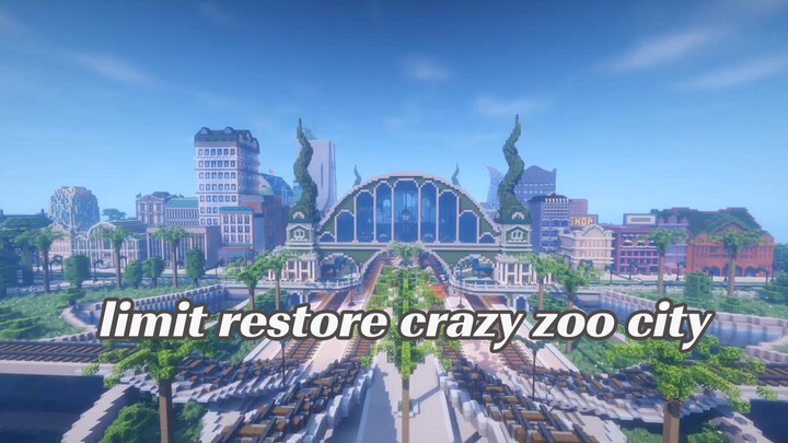 สร้าง Zootropolis ใน Minecraft