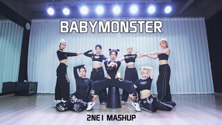 【练习室】BabyMonster 2NE1 MASH UP 舞蹈翻跳