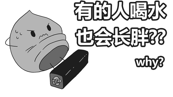 【小瞬间动画】为什么有的人喝水也会长胖？