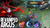 "Argus Can Jungle" Revamped Argus Gameplay And Best Build - Argus Revamp Mobile Legends Bang Bang