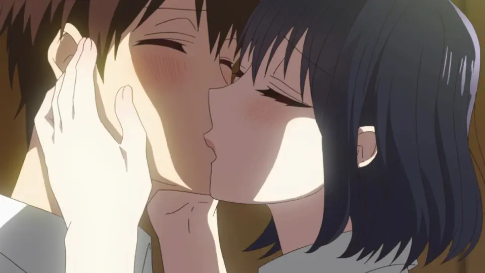 While the kiss is in progress! A collection of kiss scenes of one kiss, the  girl's heart explodes! ! - Bilibili