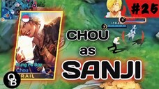 CHOU X SANJI - MLBB Skin MOD