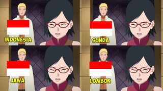 Parody 4 Bahasa || Sarada Kok Ngamuk Ngamuk?