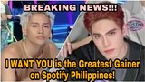 BREAKING: I WANT YOU is the Greatest Gainer on Spotify Philippines! | Esbi Updates