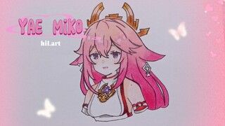 Drawing | Yae Miko (Genshin Impact)