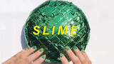 [DIY][ASMR]Unboxing new slimes with tinfoil