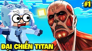 MINI GAME: ĐẠI CHIẾN ANIME TITAN KHỔNG LỒ THỬ THÁCH KHÁM PHÁ VÙNG ĐẤT TITAN TRONG GARENA BLOCKMAN GO