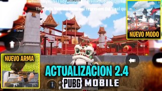 ASÍ es la NUEVA ACTUALIZACION 2.4 DE PUBG MOBILE