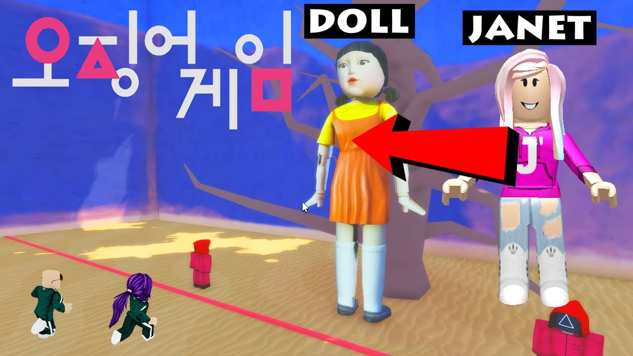 Janet became the DOLL in Squid Game for 500 Robux! | Roblox - Bilibili