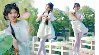 是白丝甜妹，不确定，再看看【扇影录·竖屏】