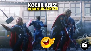 Ketika Aktor Gagal Fokus Saat Syuting!! Deretan Momen Lucu Pemeran Film Terkenal Bikin Ngakak