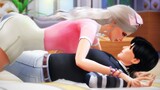 A LITTLE KISS 😘 IN LOVE WITH MY CRUSH 💓 Love story - Sims 4 Love Story