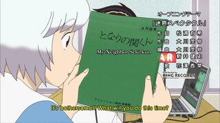 tonari no seki-kun eng sub 3rd period Desk polishing