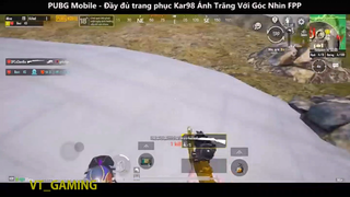 PUBG Mobile - Đầy đủ trang phục Kar98 Ánh Trăng Với Góc Nhìn FPP p7