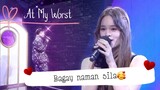 Kilig si ate nang narinig at nakita niya ka-duet niya(At My Worst-Pink Sweat)cover/duet