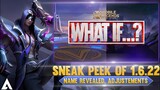 UPCOMING PATCH NOTES 1.6.22 | WHAT IF | NEW BLANK SKIN | SKIN NAME REVEALED | VALENTINA COPY SKIN