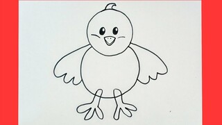 THỦ CÔNG BẰNG GIẤY CHO BÉ | Vẽ con gà siêu Kute | Draw Chicken