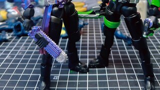 Self-modified Kamen Rider Tai Li Ninja display