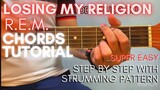 R.E.M. - Losing My Religion Chords (Guitar Tutorial) for Acoustic Cover