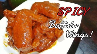 BUFFALO WINGS RECIPE | SPICY BUFFALO CHICKEN WINGS | Kusina De Swabe